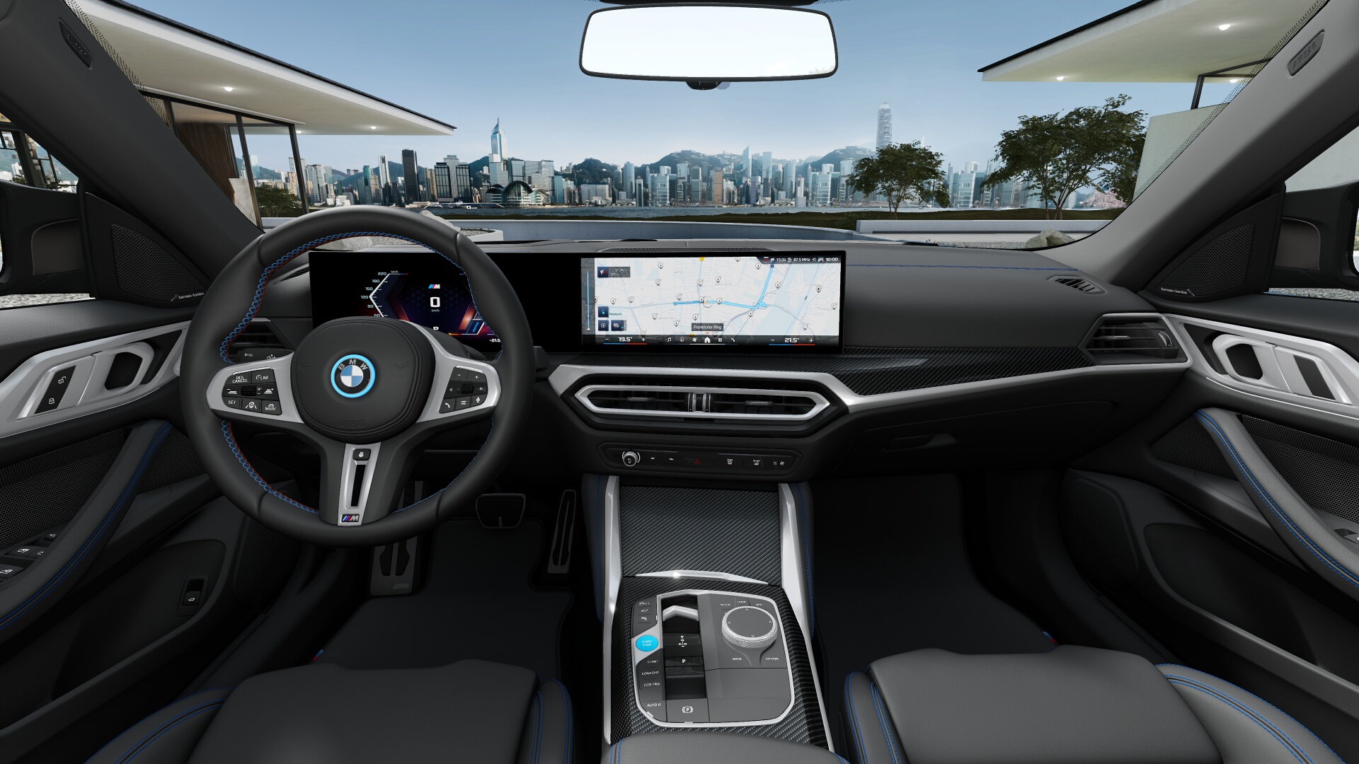 BMW i4 M50 xDrive | šedá Dravit metalíza | nové české auto | skladem | elektromotor 544 koní | super cena | online nákup | online prodej | autoibuy.com | 